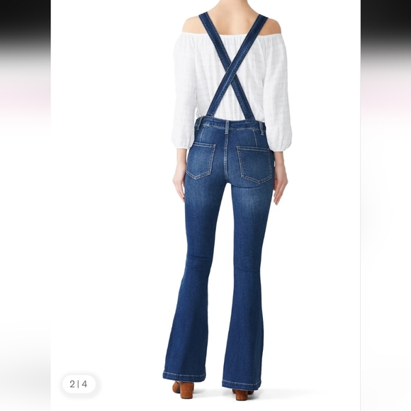 Free People Carly Flare Overall Size 30 - Picture 3 of 12